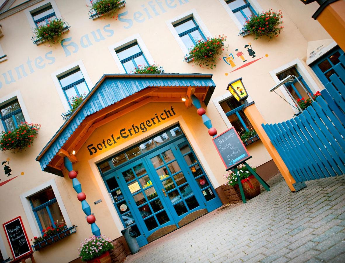 Hotel Erbgericht Buntes Haus Seiffen Dış mekan fotoğraf